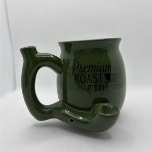 Hand Crafted Green Premium Roast & Toast Mug